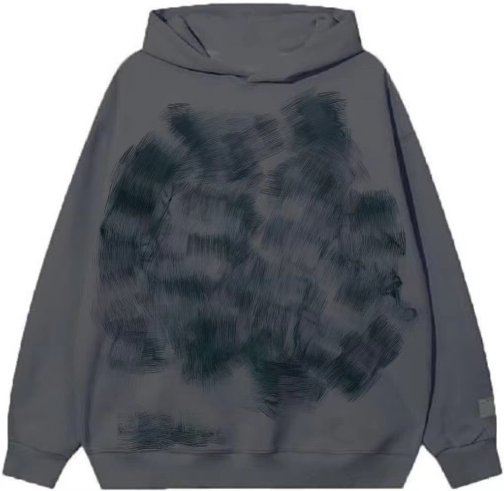 Autumn fashion brand hip hop street graffiti hoodie men's and women's retro casual sports couple sweater