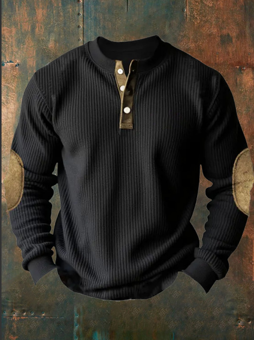 Spring and autumn men's sweater high-end fashion casual long sleeve top selling