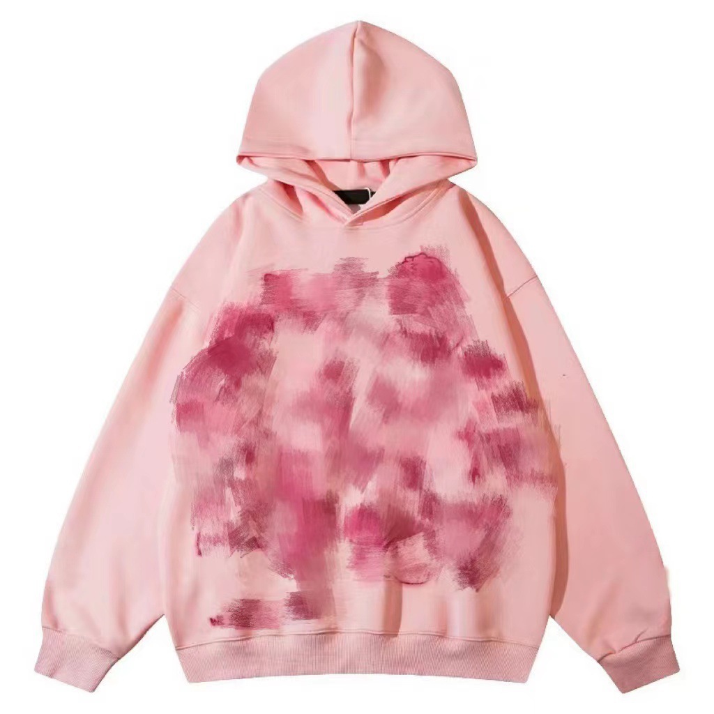 Autumn fashion brand hip hop street graffiti hoodie men's and women's retro casual sports couple sweater