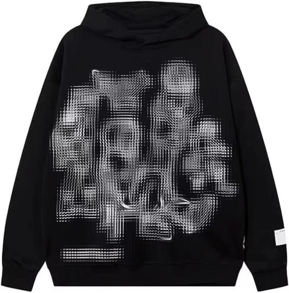 Autumn fashion brand hip hop street graffiti hoodie men's and women's retro casual sports couple sweater